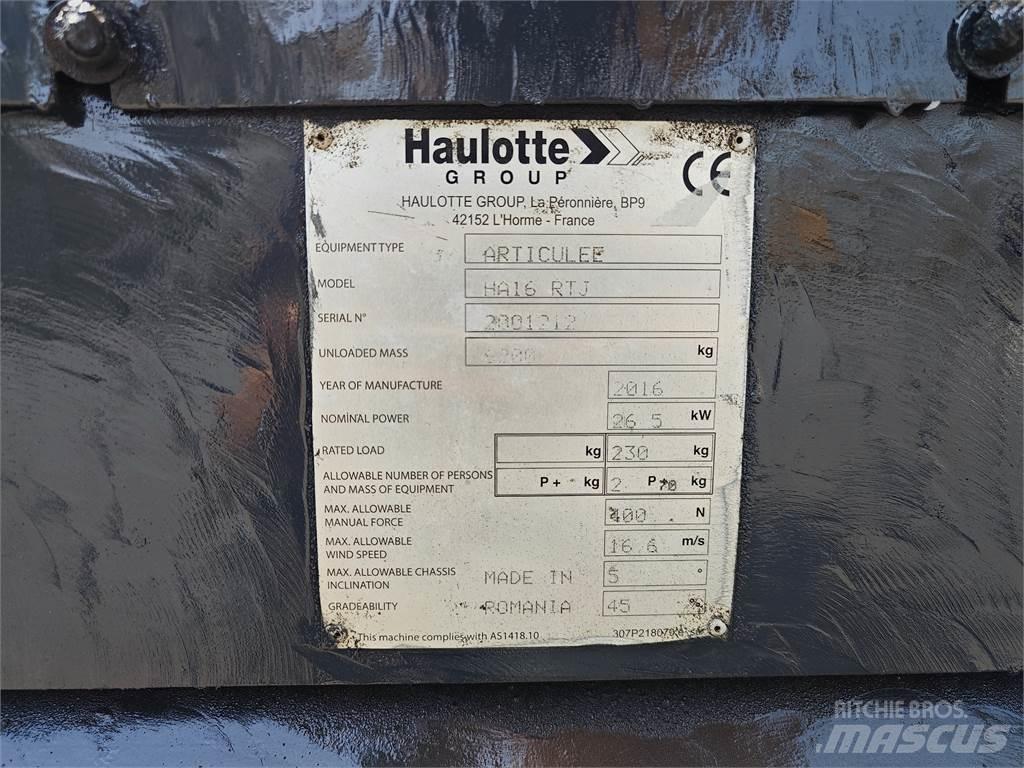 Haulotte HA16RTJ Zglobne podizne platforme