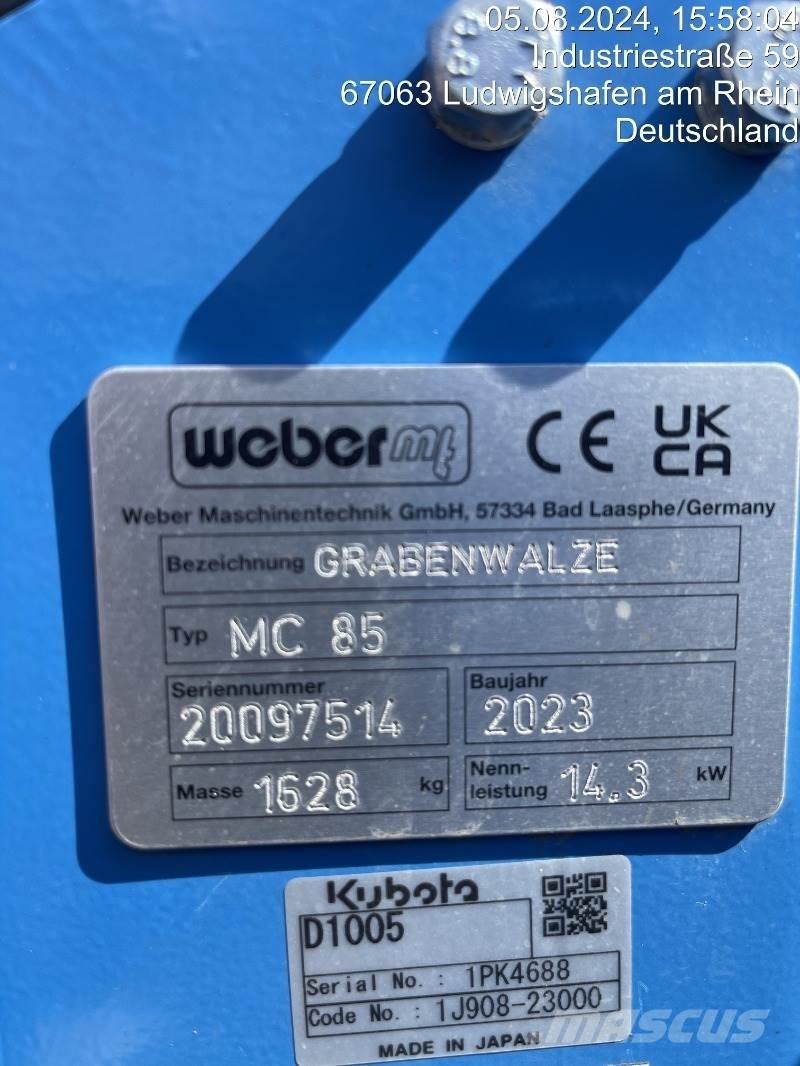 Weber MC85 Valjci za građevinarstvo