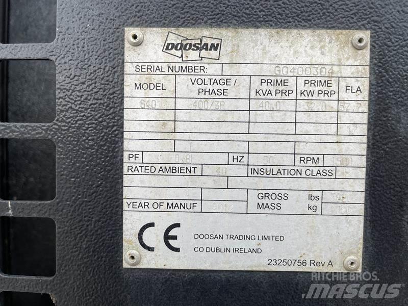 Doosan G 40 Dizel generatori