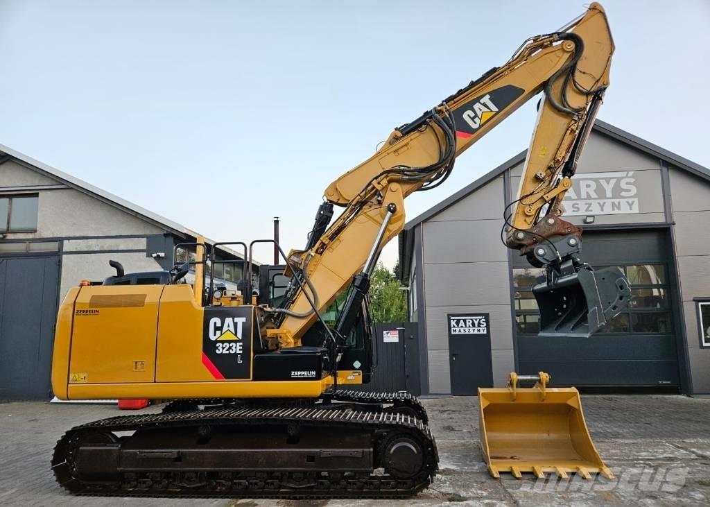 CAT 323 EL Bageri guseničari
