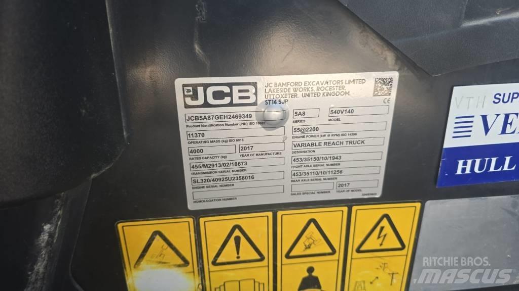JCB 540-140 Teleskopski viljuškari