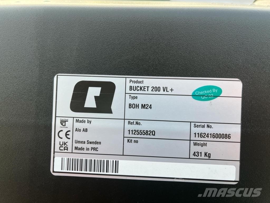  Ålø VL+ 200 Kornskovl Teleskopski viljuškari