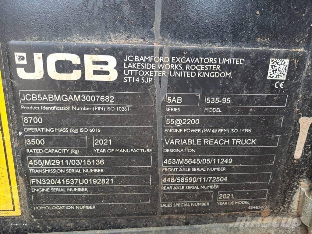 JCB 535-95 Teleskopski viljuškari
