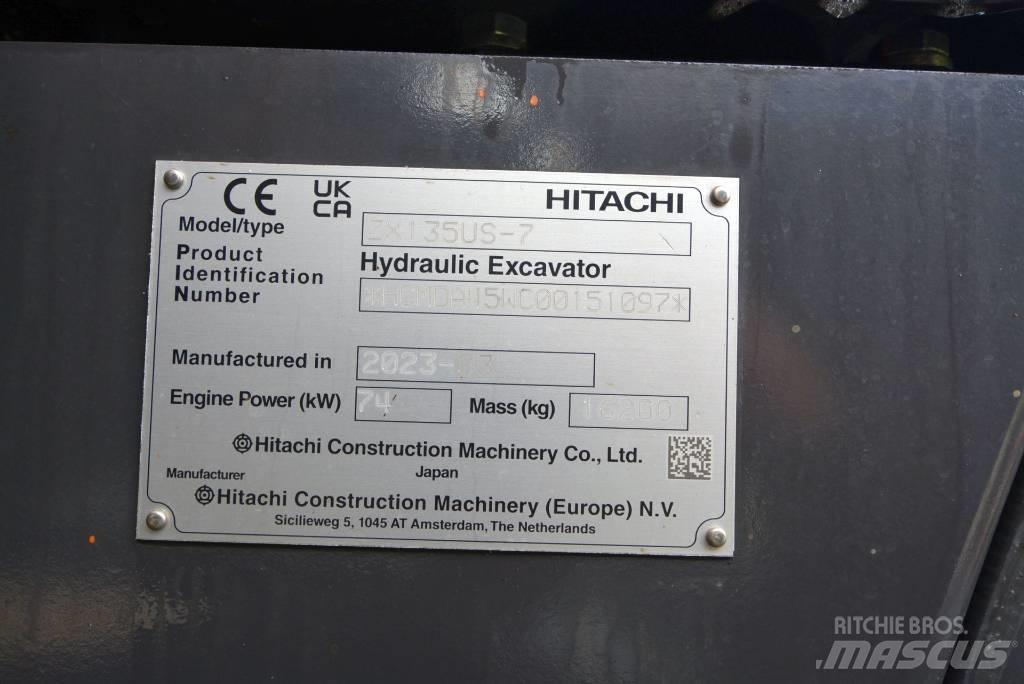 Hitachi ZX 135 US-7 Bageri guseničari