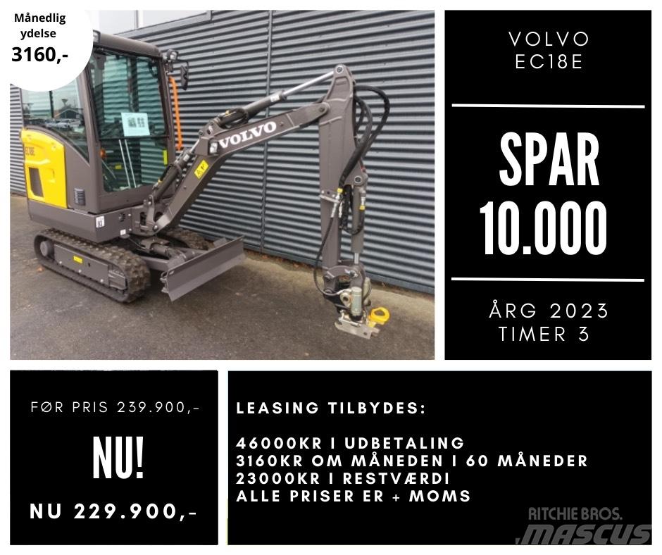 Volvo EC 18 E Mini bageri < 7t