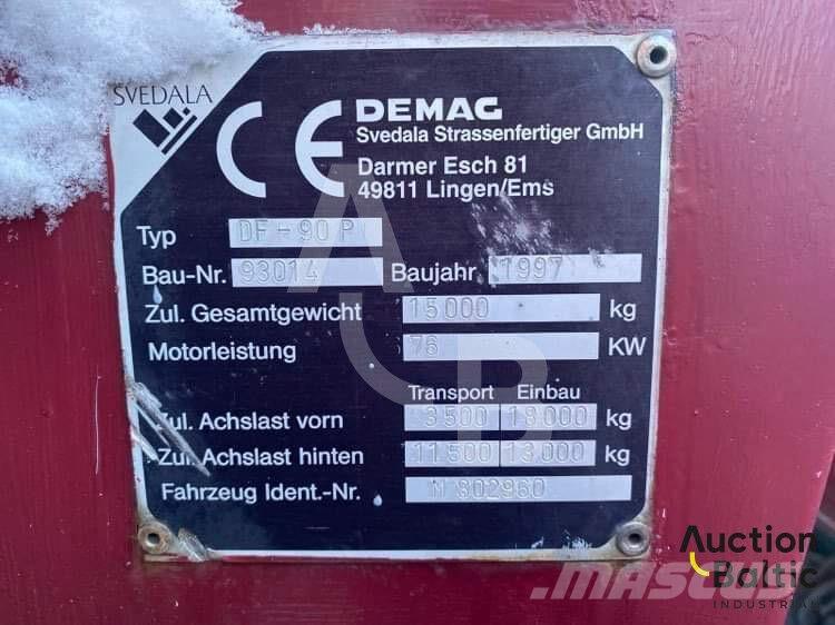Demag DF 90 P Asfaltni finišeri