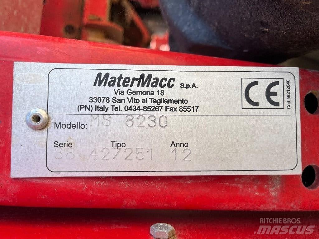 MaterMacc MS 8230 Precizne sejačice