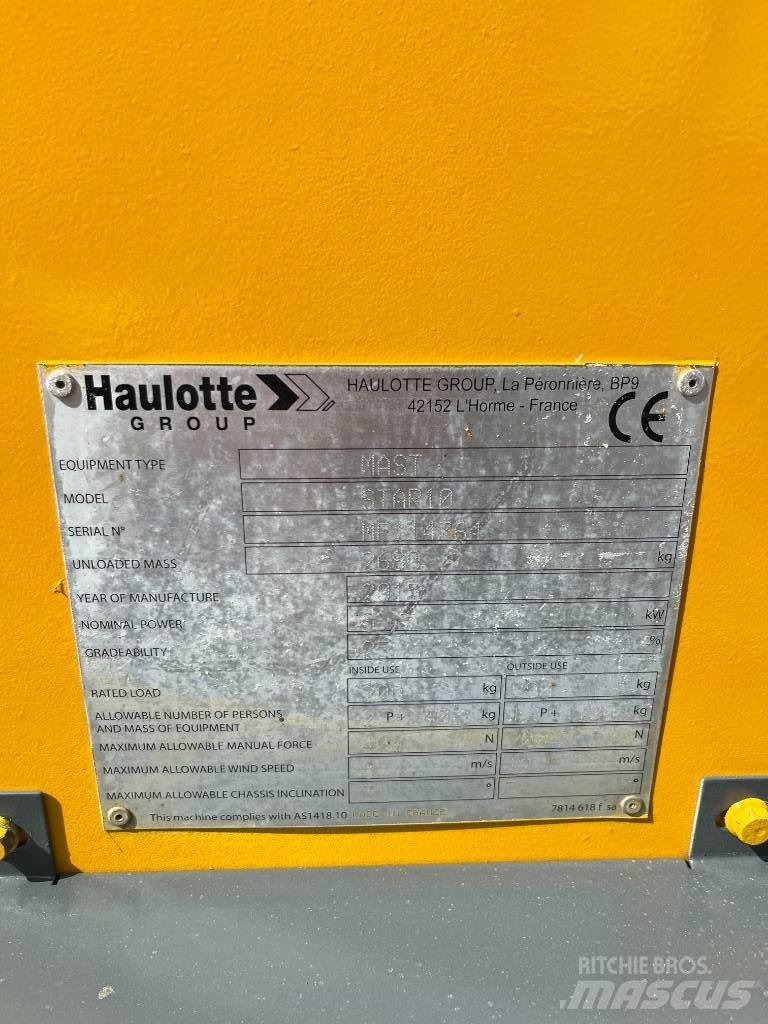 Haulotte Star-10AC Teleskopske podizne platforme