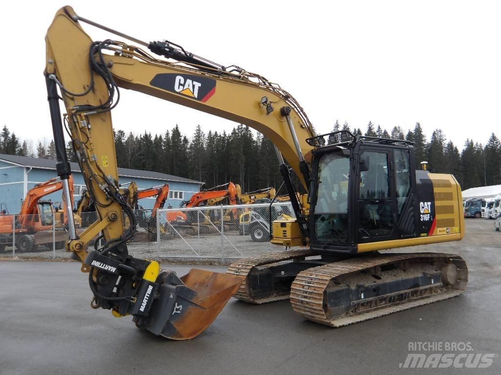 CAT 316 F Bageri guseničari