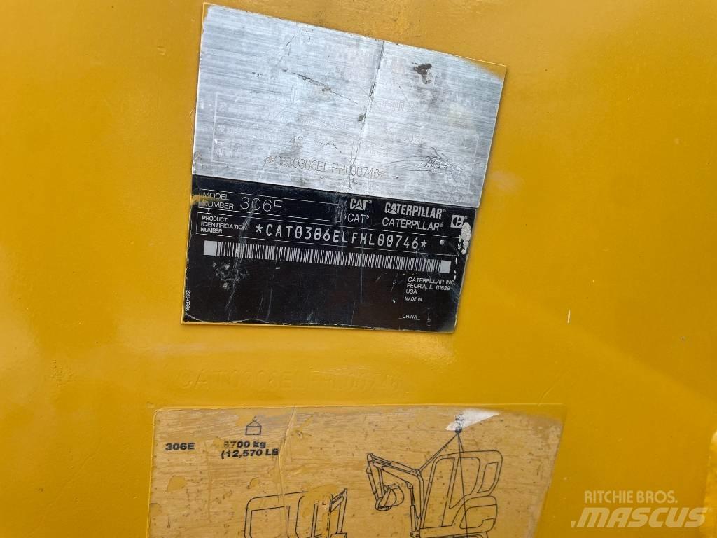 CAT 306E2 Mini bageri < 7t