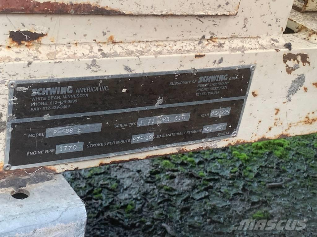 Schwing P88E Kamionske beton pumpe