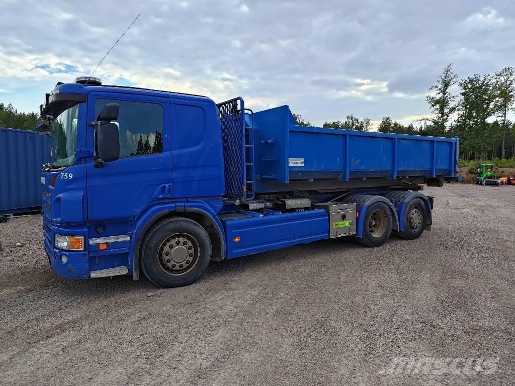 Scania P 400 Rol kiper kamioni sa kukom za podizanje tereta