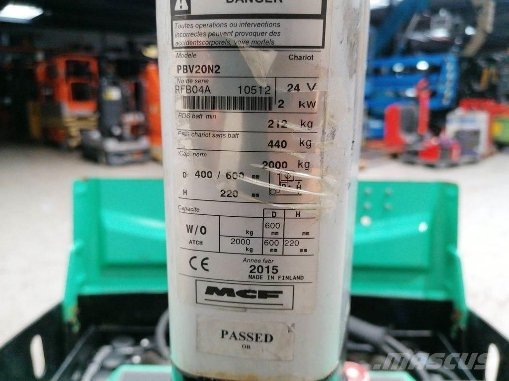 Mitsubishi PBV20N2 Nisko podizni električni viljuškar