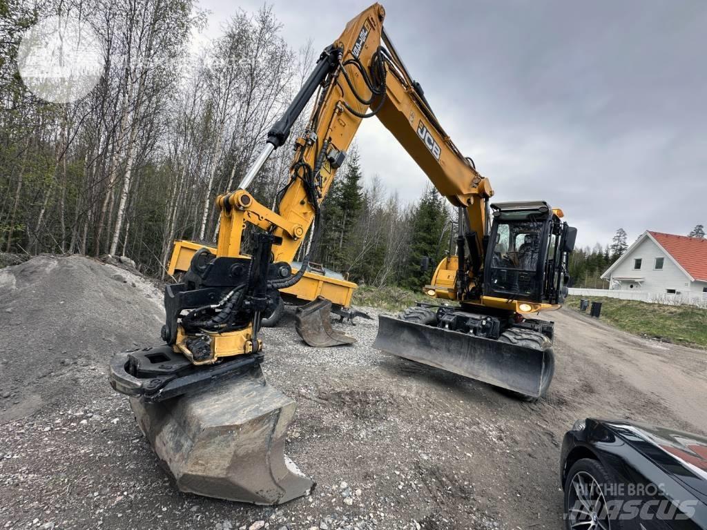 JCB JS 145 W Bageri točkaši