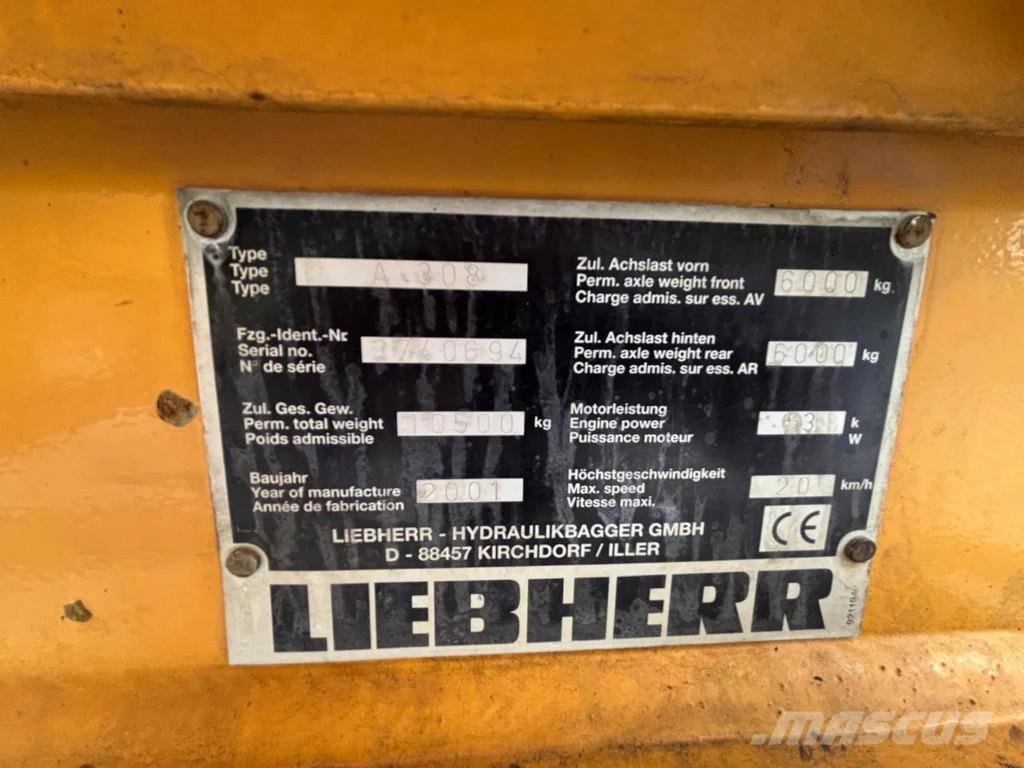 Liebherr A308 Bageri točkaši