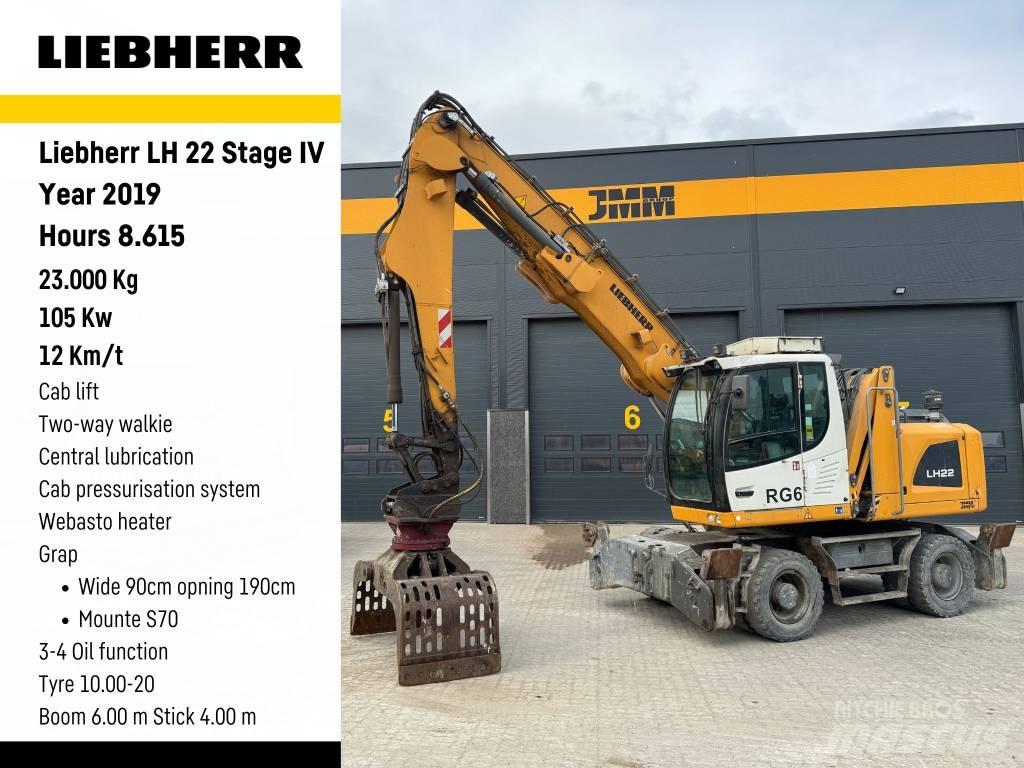 Liebherr LH 22 Bageri za prenos primarnih/sekundarnih sirovina