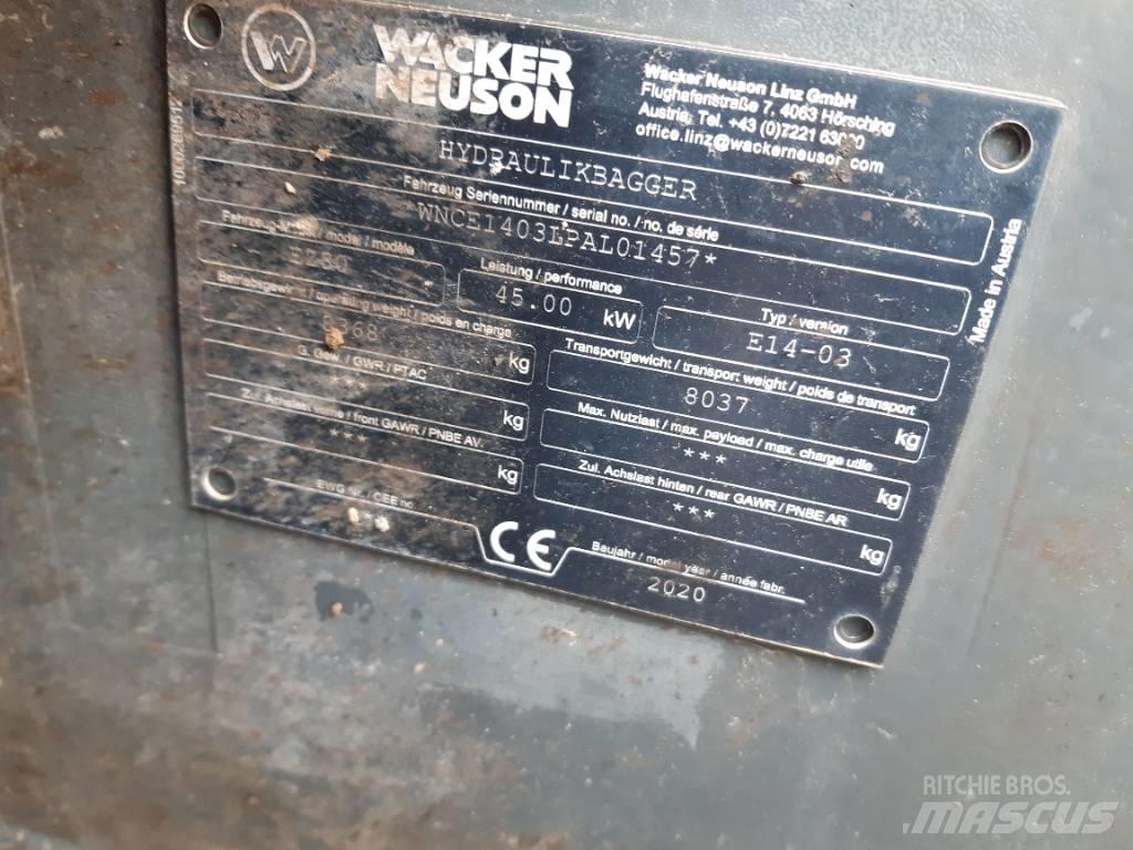 Wacker Neuson EZ80 Bageri guseničari