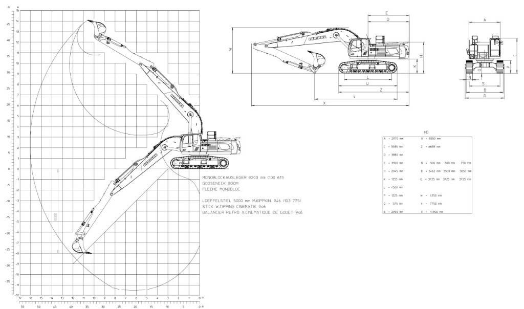 Liebherr R 956 LC Bageri guseničari