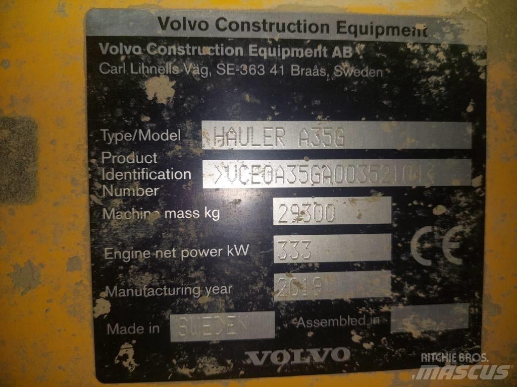 Volvo A 35 G Zglobni damperi
