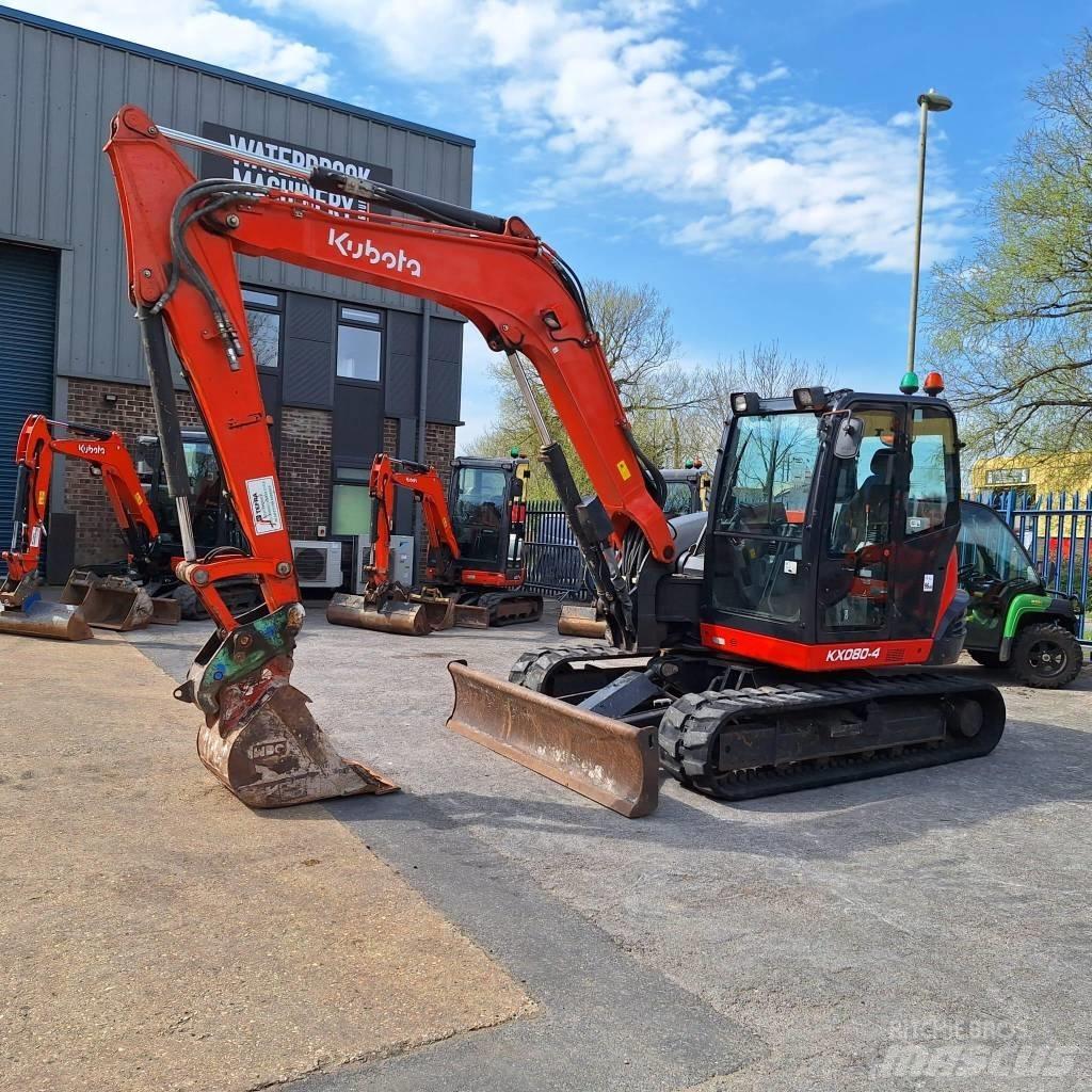 Kubota KX080-4 Midi bageri 7t – 12t