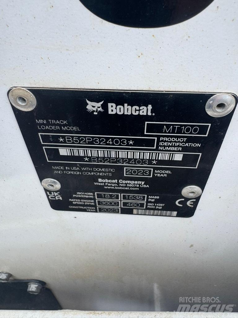 Bobcat MT 100 Utovarivaču guseničara