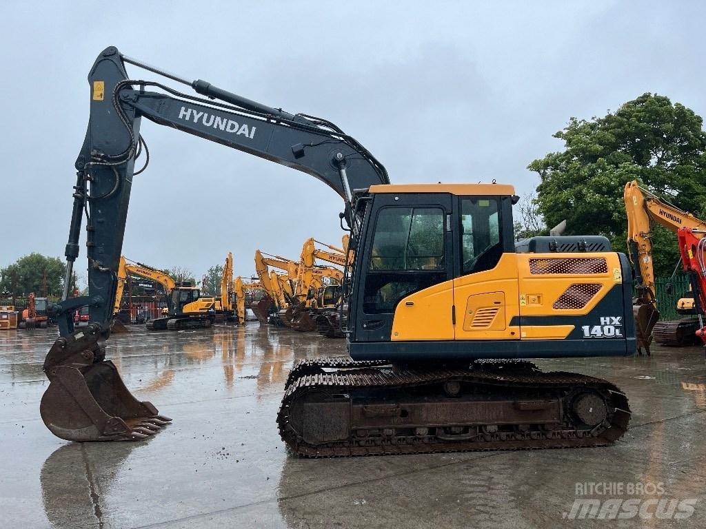 Hyundai HX140L Bageri guseničari