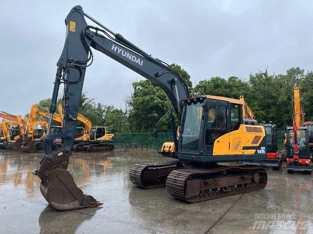 Hyundai HX140L Bageri guseničari