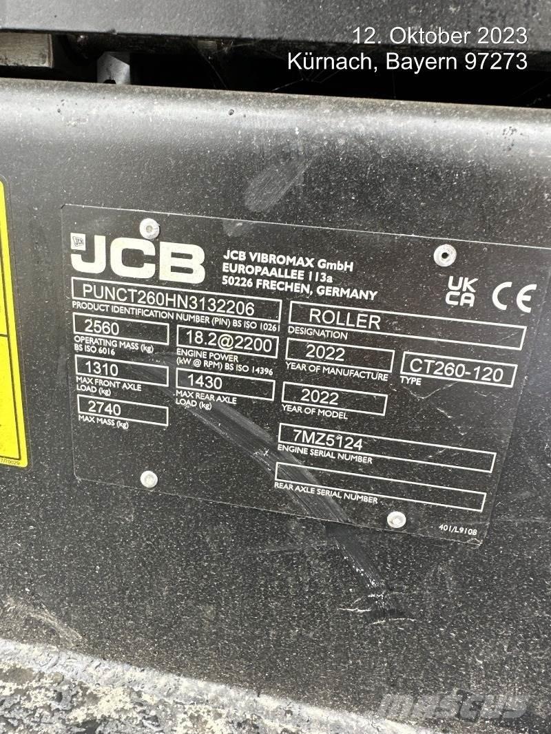 JCB CT260-120 Valjci za građevinarstvo