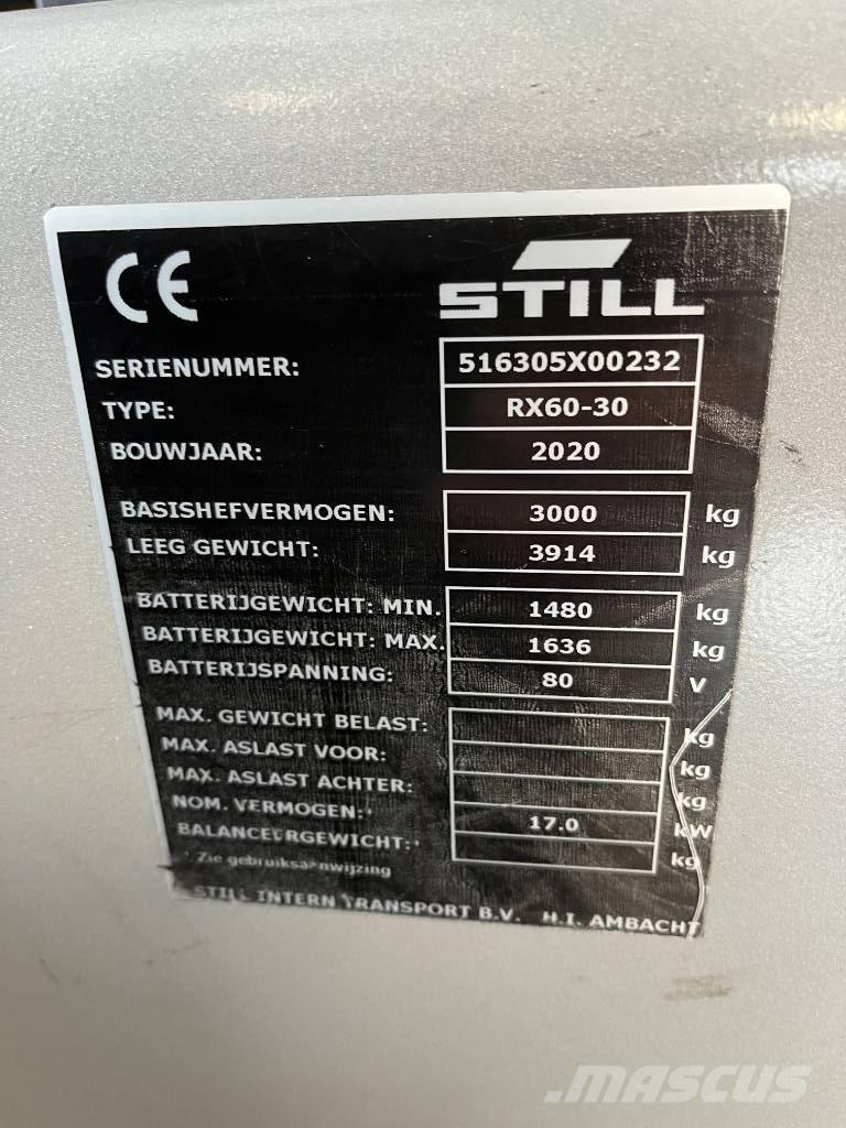 Still RX 60-30 Električni viljuškari