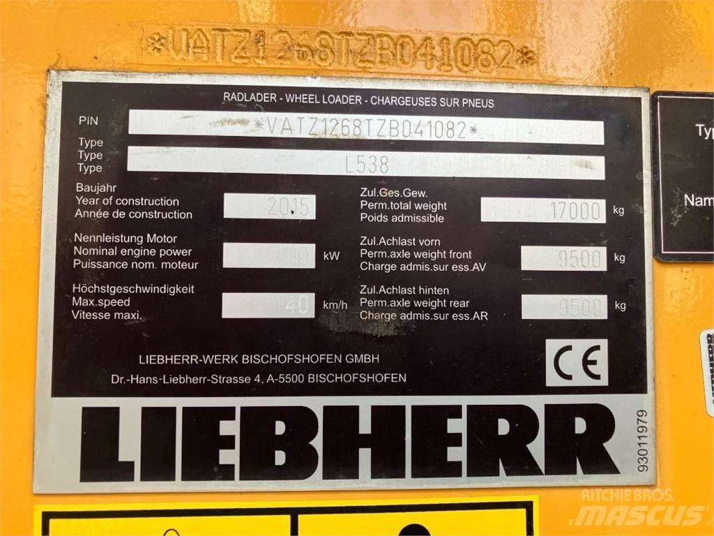 Liebherr L538 Utovarivači na točkove