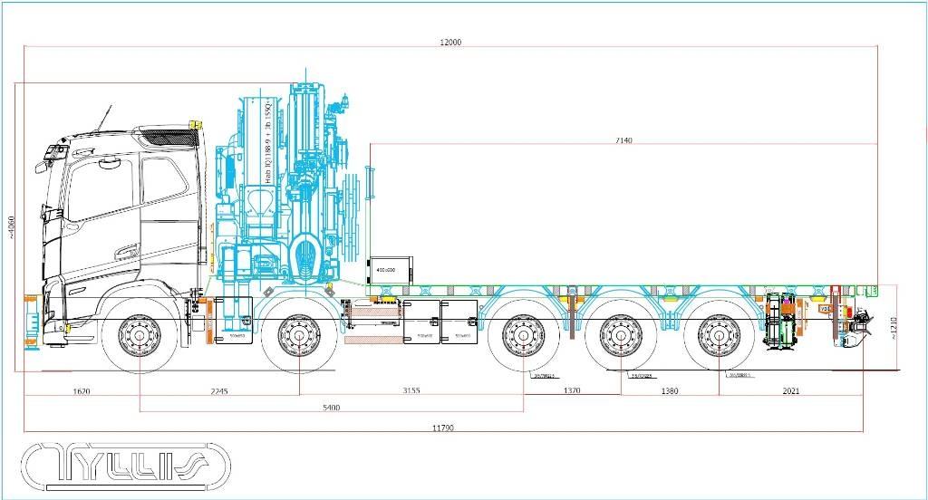 Volvo FH 13 540 Kamioni sa kranom