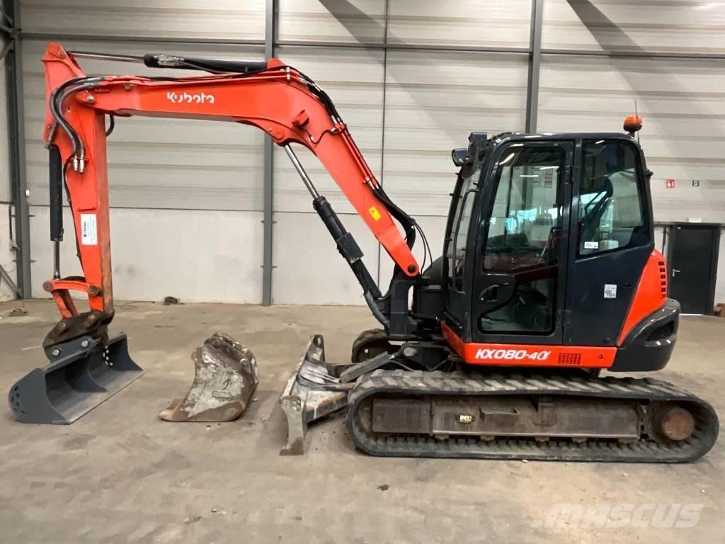 Kubota KX 080-4 A Midi bageri 7t – 12t