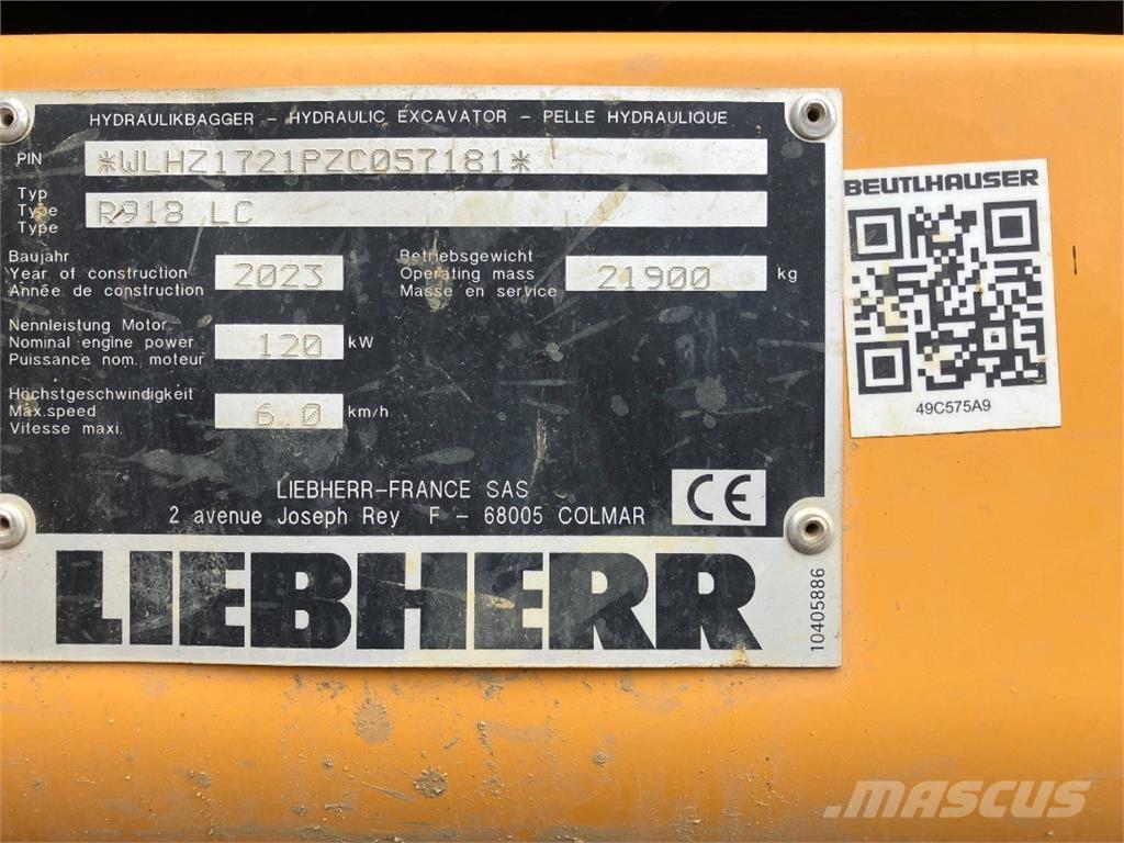 Liebherr R918 Bageri guseničari