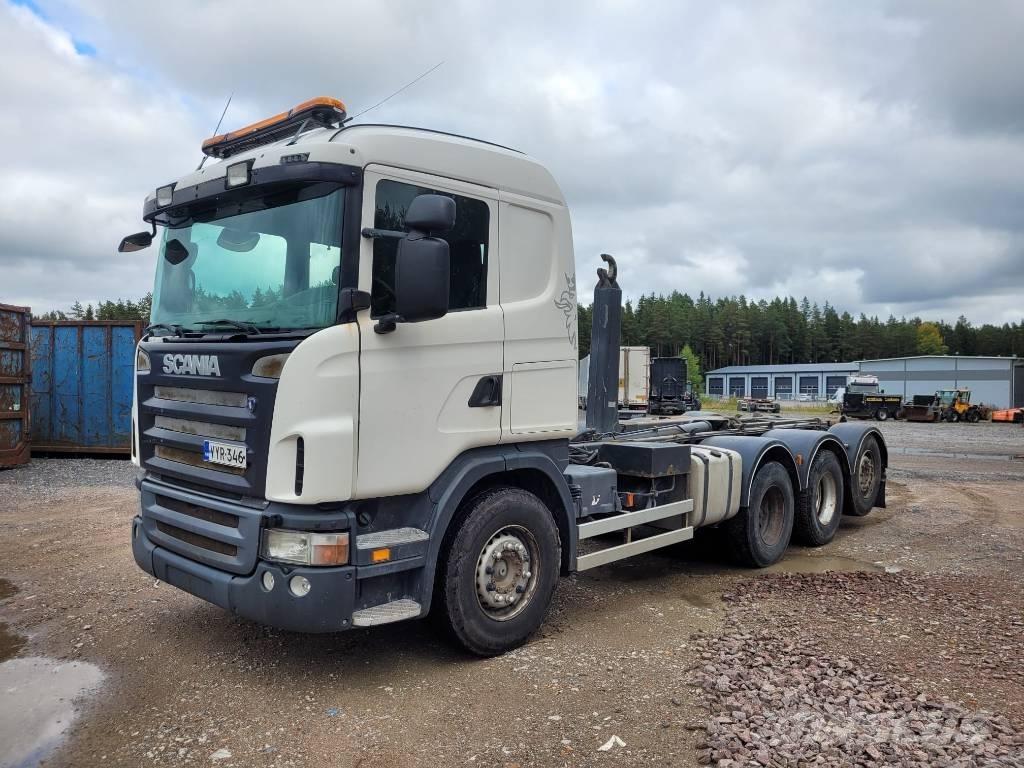 Scania G 420 Rol kiper kamioni sa kukom za podizanje tereta