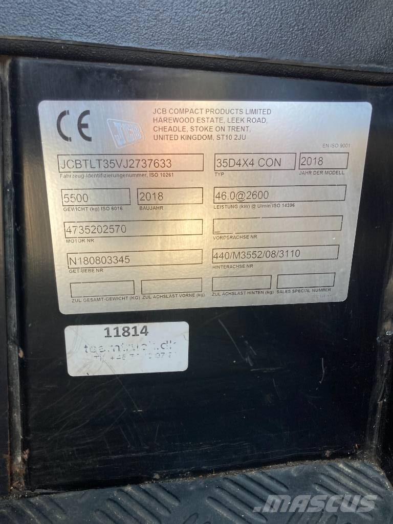JCB TLT 35 D 4x4 Teleskopski viljuškari
