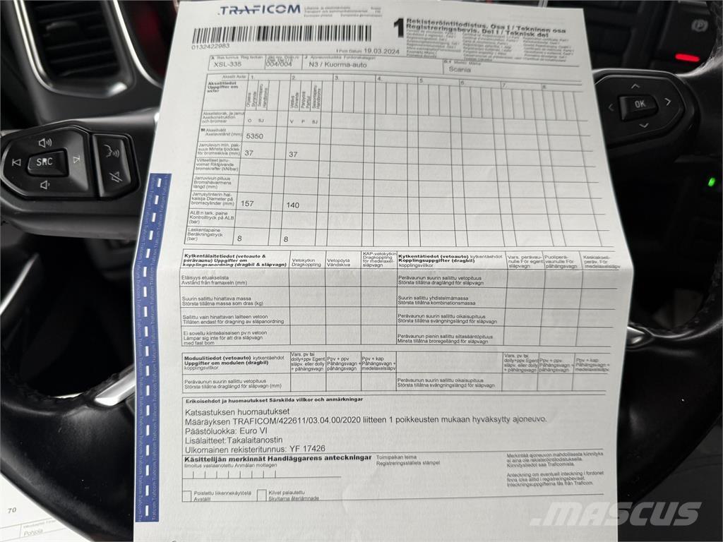 Scania P280 4X2 Sanduk kamioni