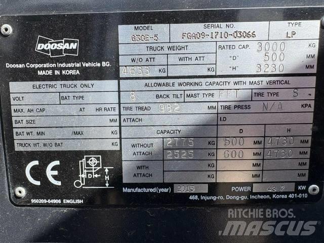Doosan G 30 E-5 Plinski viljuškari