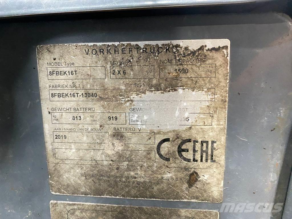 Toyota 8FBEK16T Električni viljuškari