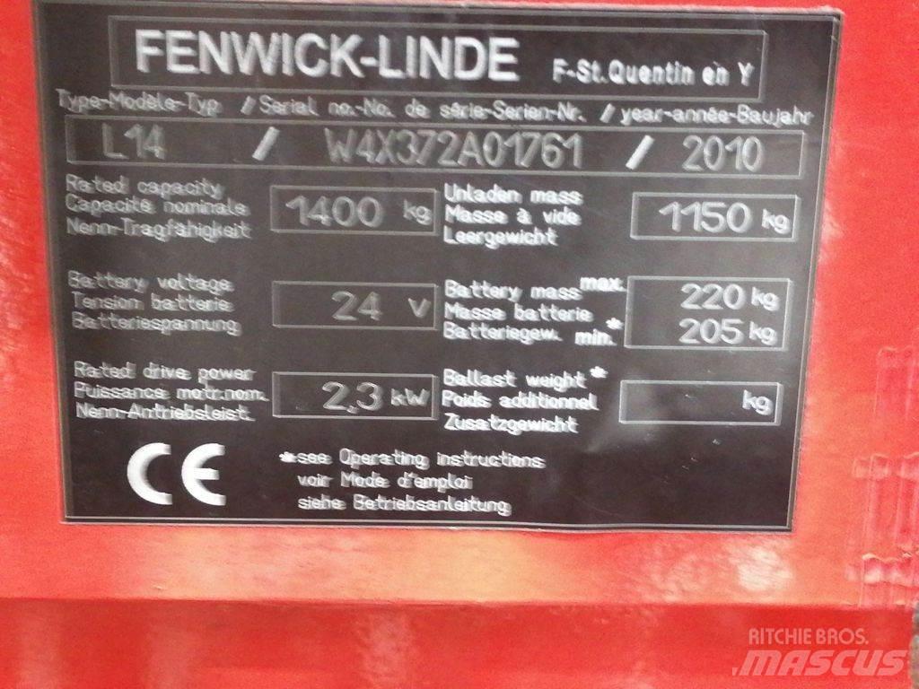 Linde L14 Ručni električni viljuškar