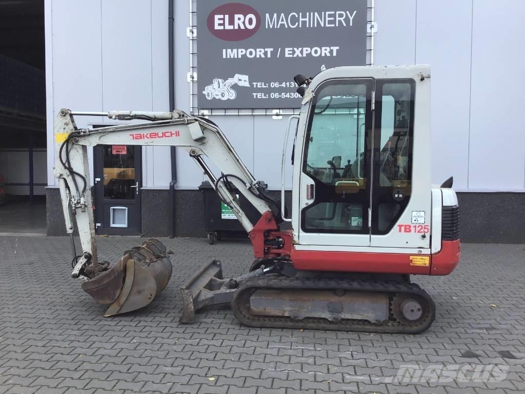 Takeuchi TB 125 Mini bageri < 7t