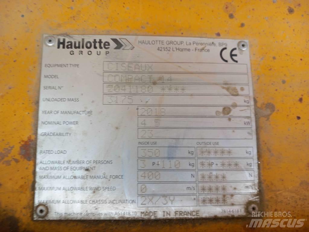 Haulotte Compact 14 Makazaste platforme