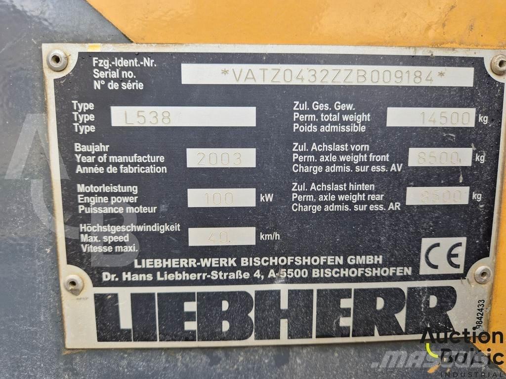 Liebherr L 538 Utovarivači na točkove