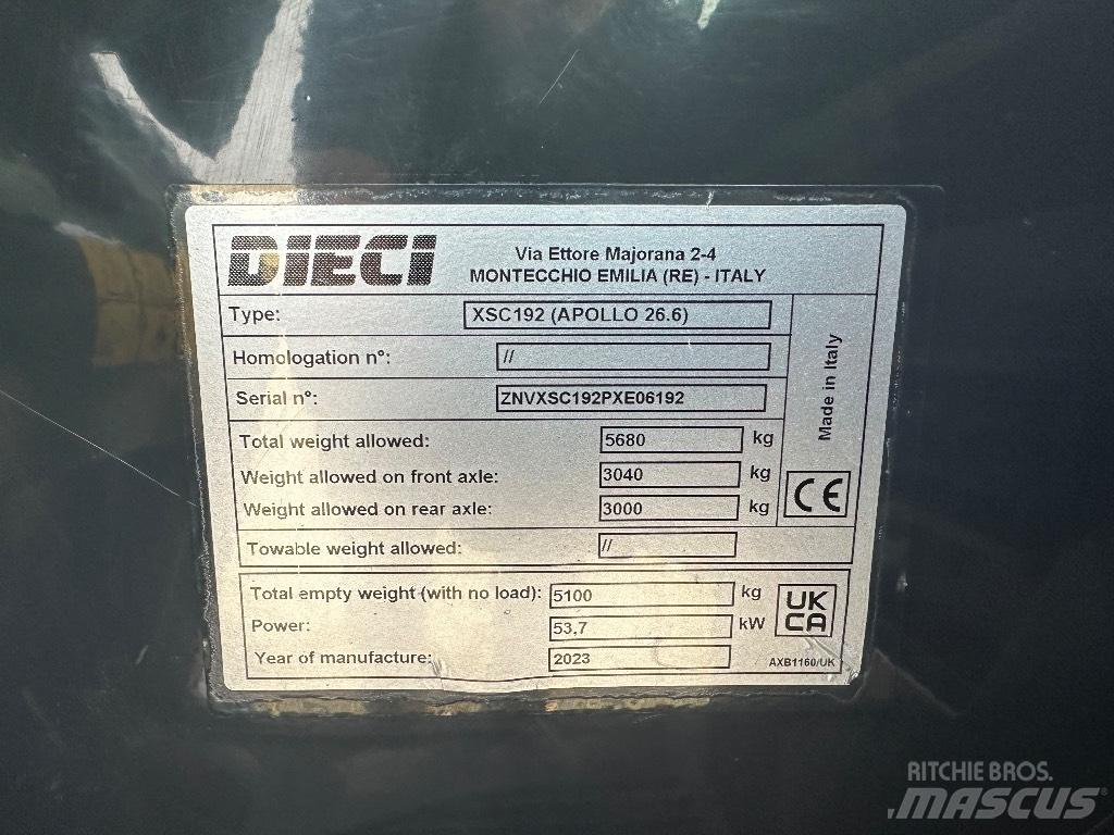 Dieci Apollo 26.6 Teleskopski viljuškari