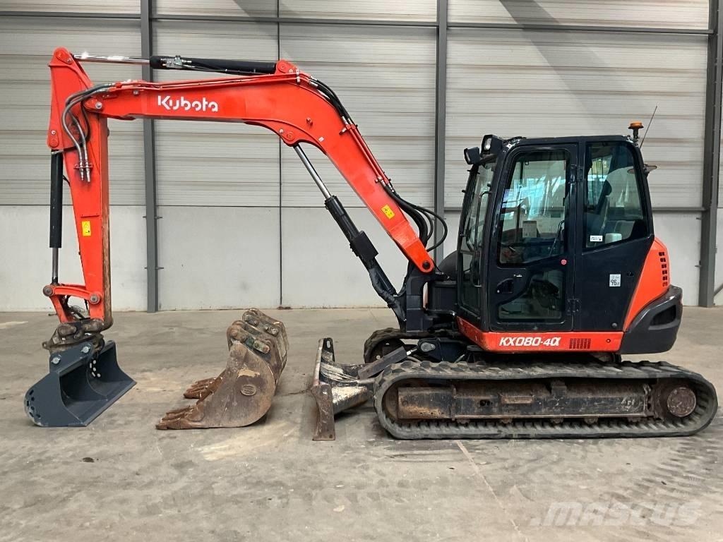 Kubota KX 080-4 A Midi bageri 7t – 12t