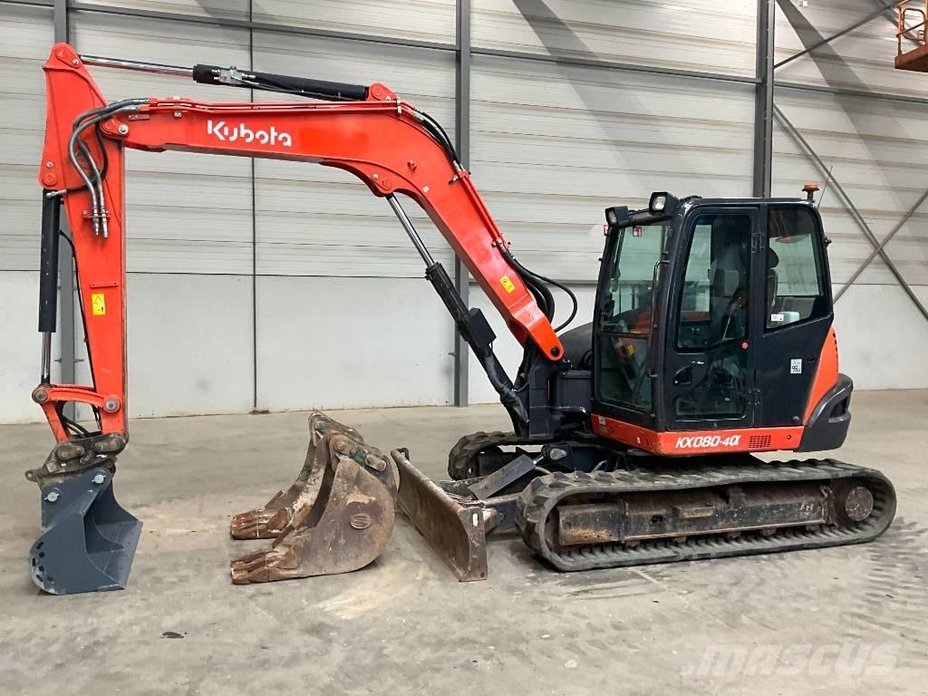 Kubota KX 080-4 A Midi bageri 7t – 12t