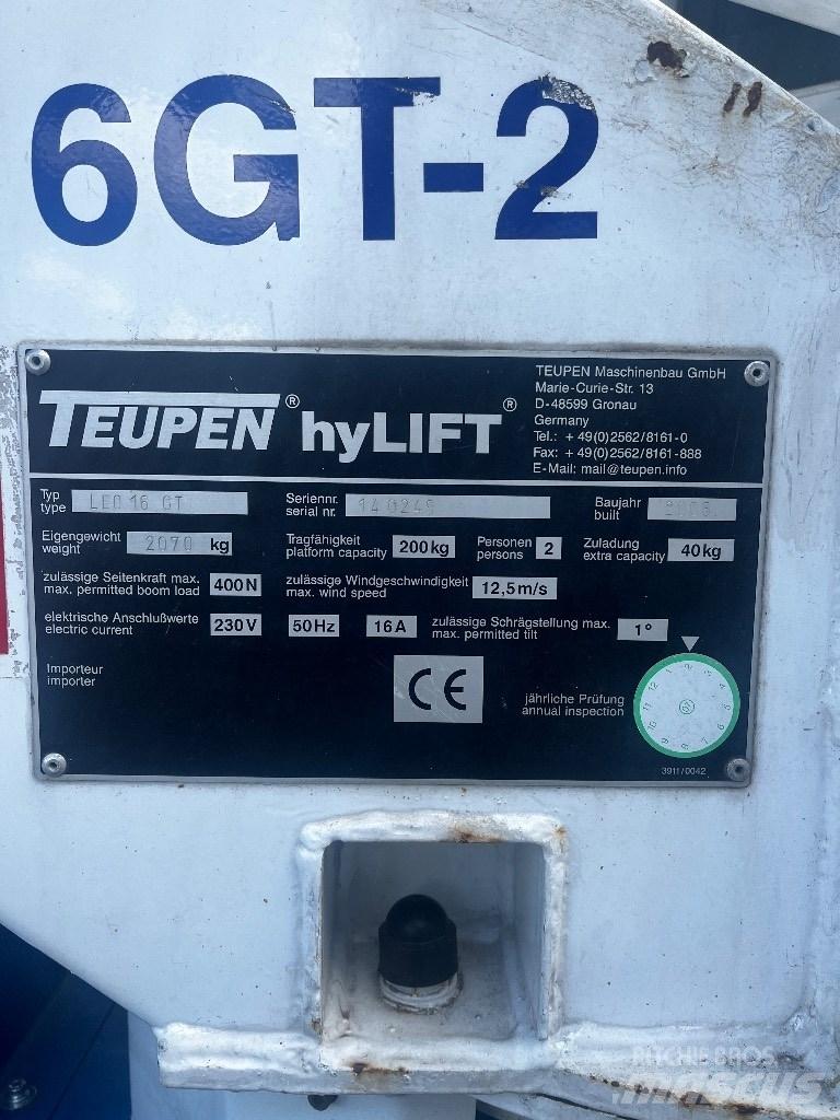 Teupen Leo 16GT Zglobne podizne platforme