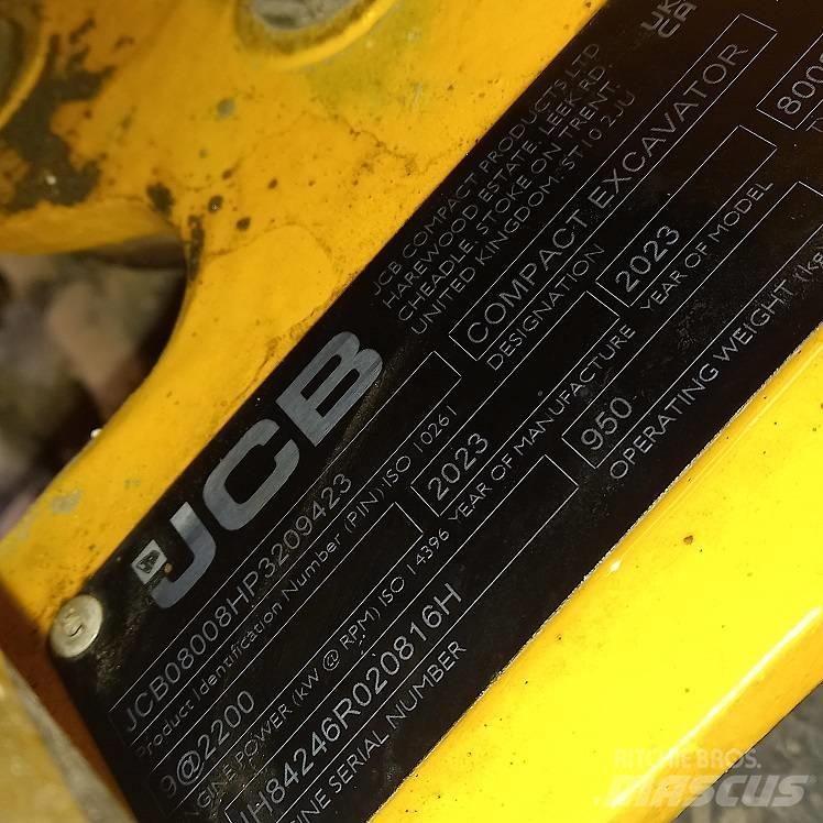 JCB 8008 Mini bageri < 7t