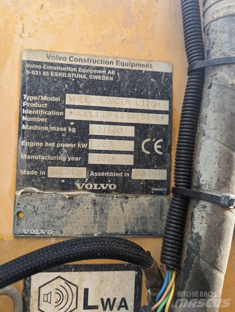 Volvo L 120 H Utovarivači na točkove