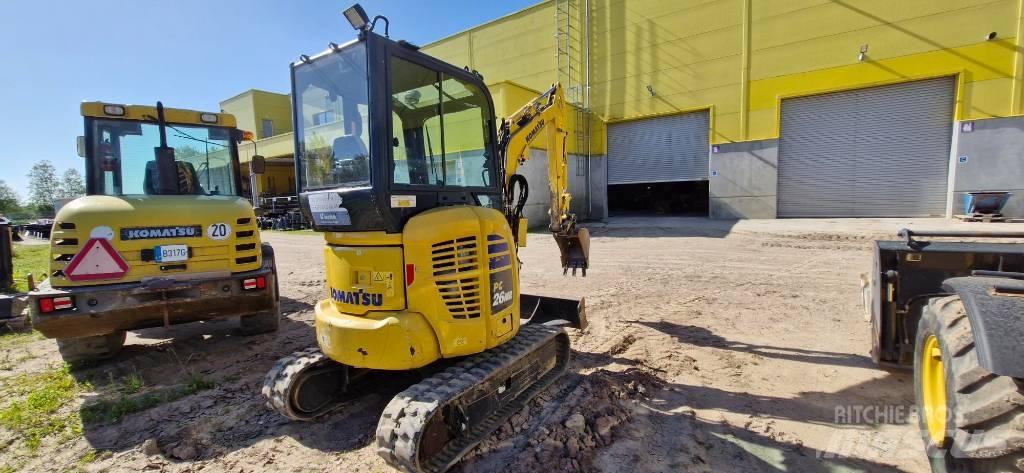 Komatsu PC 26 MR Mini bageri < 7t