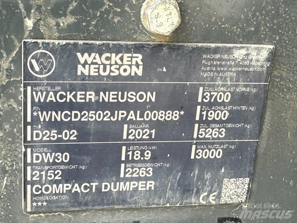 Wacker Neuson DW 30 Damperi za gradilište